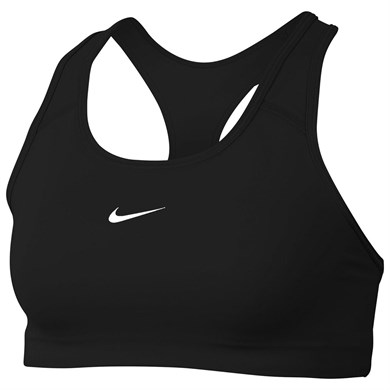 Nike Swoosh Bra Pad Kadın Siyah Antrenman Sporcu Sütyeni